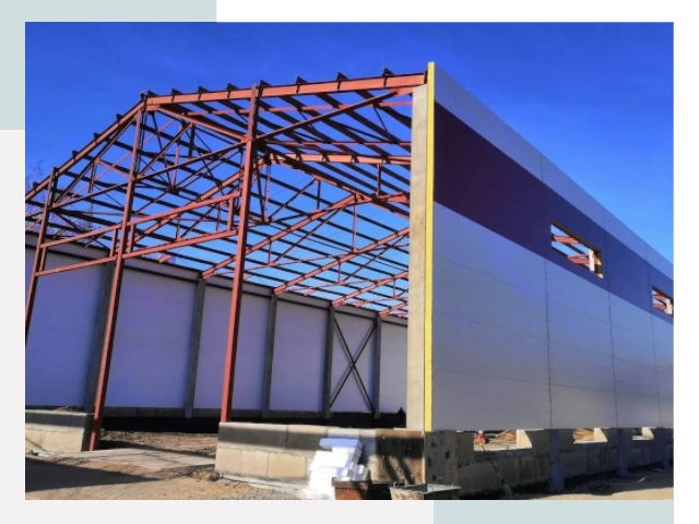 Производство и монтаж ангаров из сэндвич панелей в Ачинске